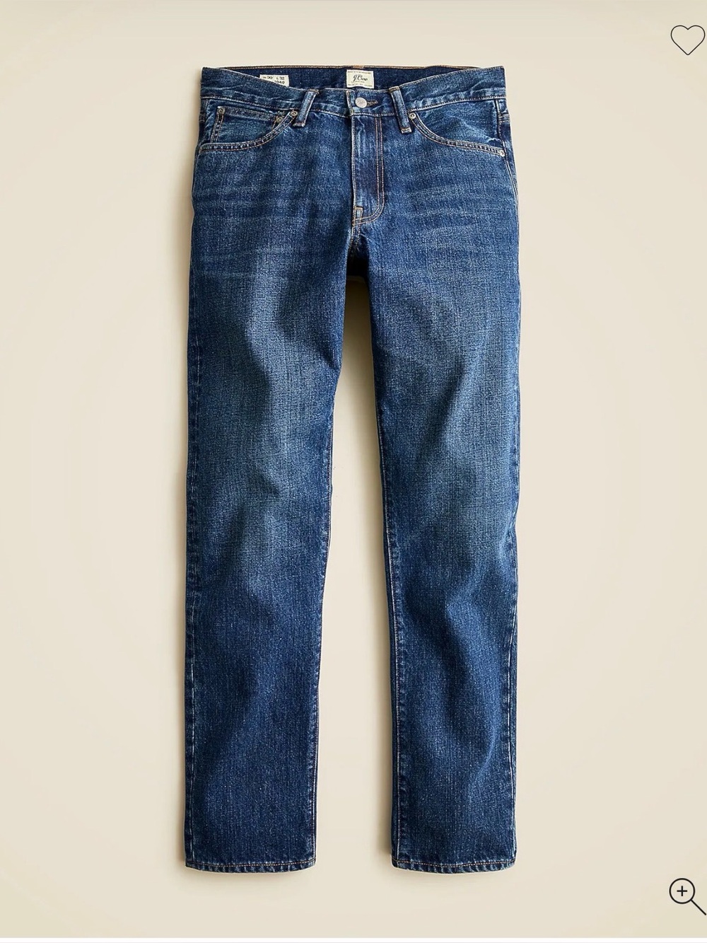 J. Crew tapered-Leg Jeans in Classic Indigo